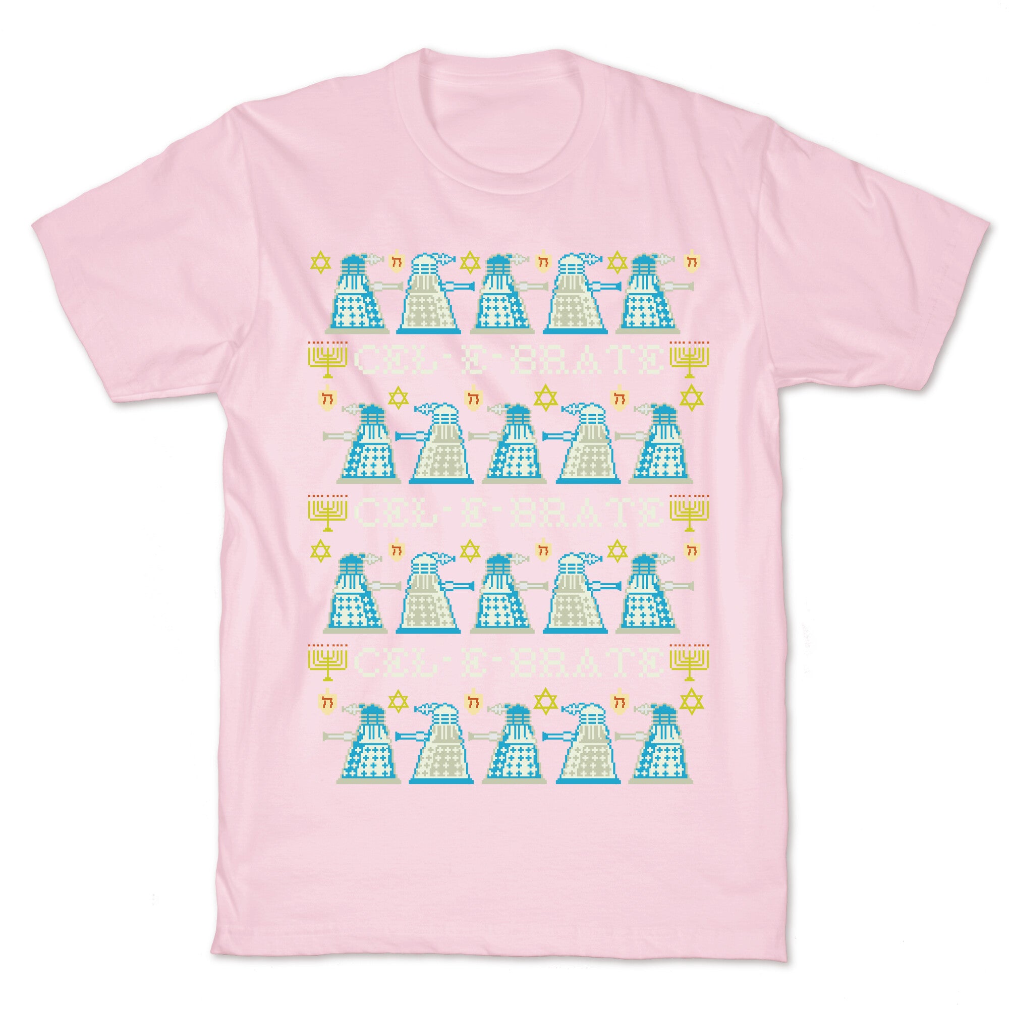 Dalek Hanukkah Sweater T-Shirt