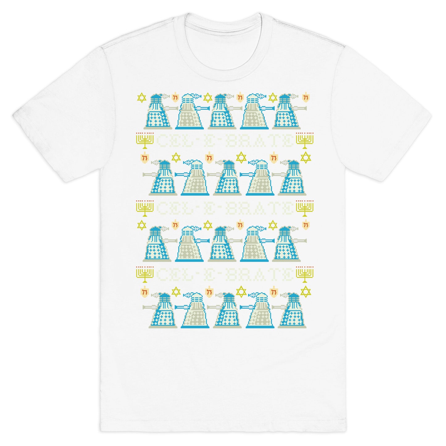 Dalek Hanukkah Sweater T-Shirt