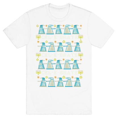 Dalek Hanukkah Sweater T-Shirt