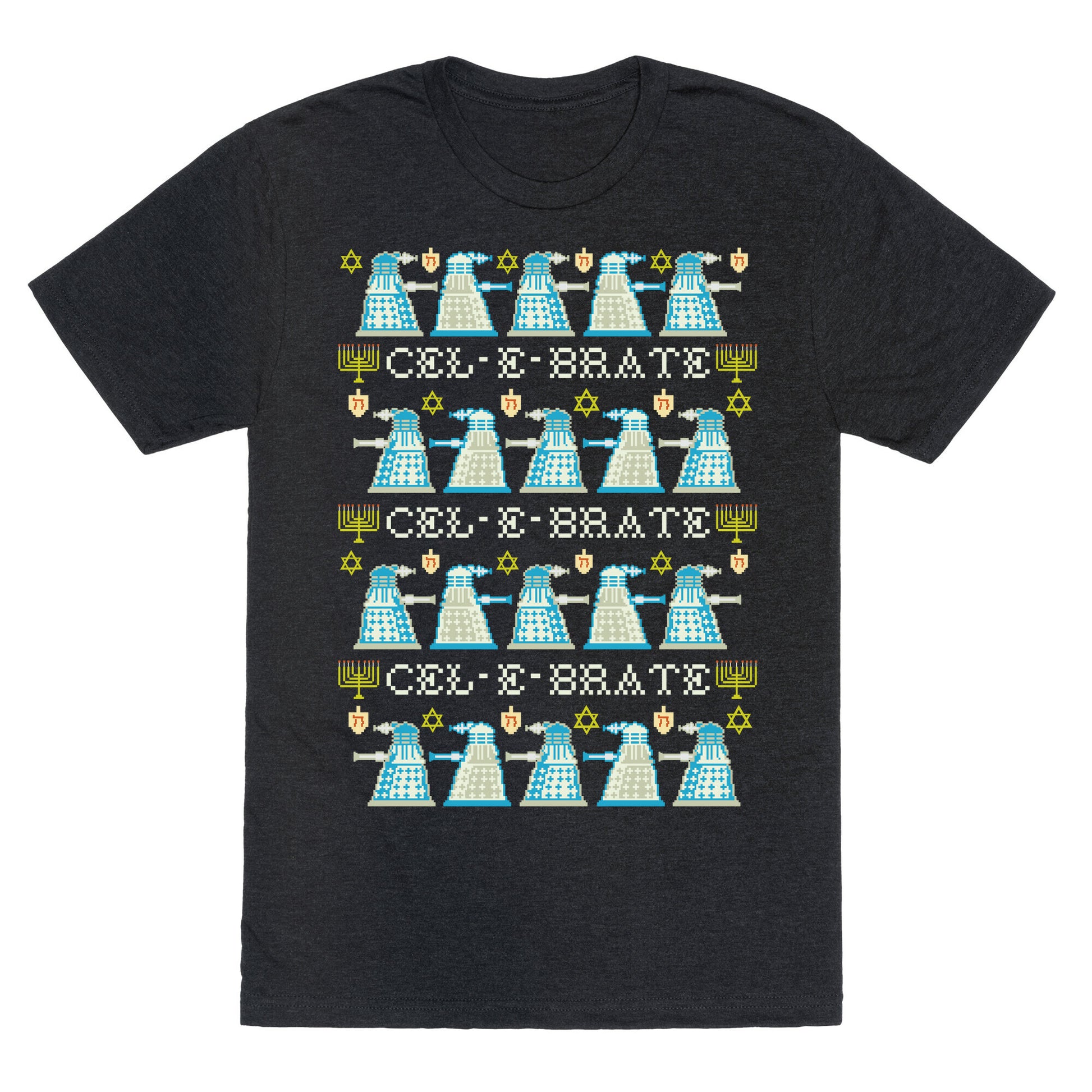 Dalek Hanukkah Sweater Unisex Triblend Tee