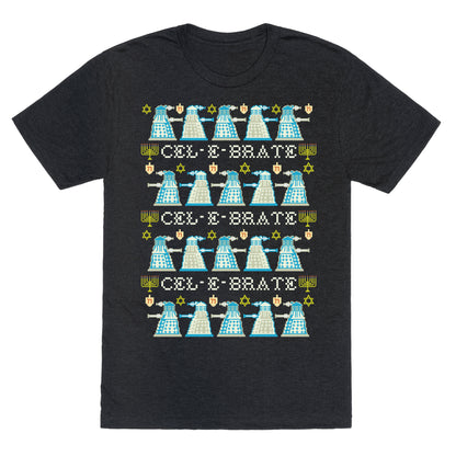 Dalek Hanukkah Sweater Unisex Triblend Tee
