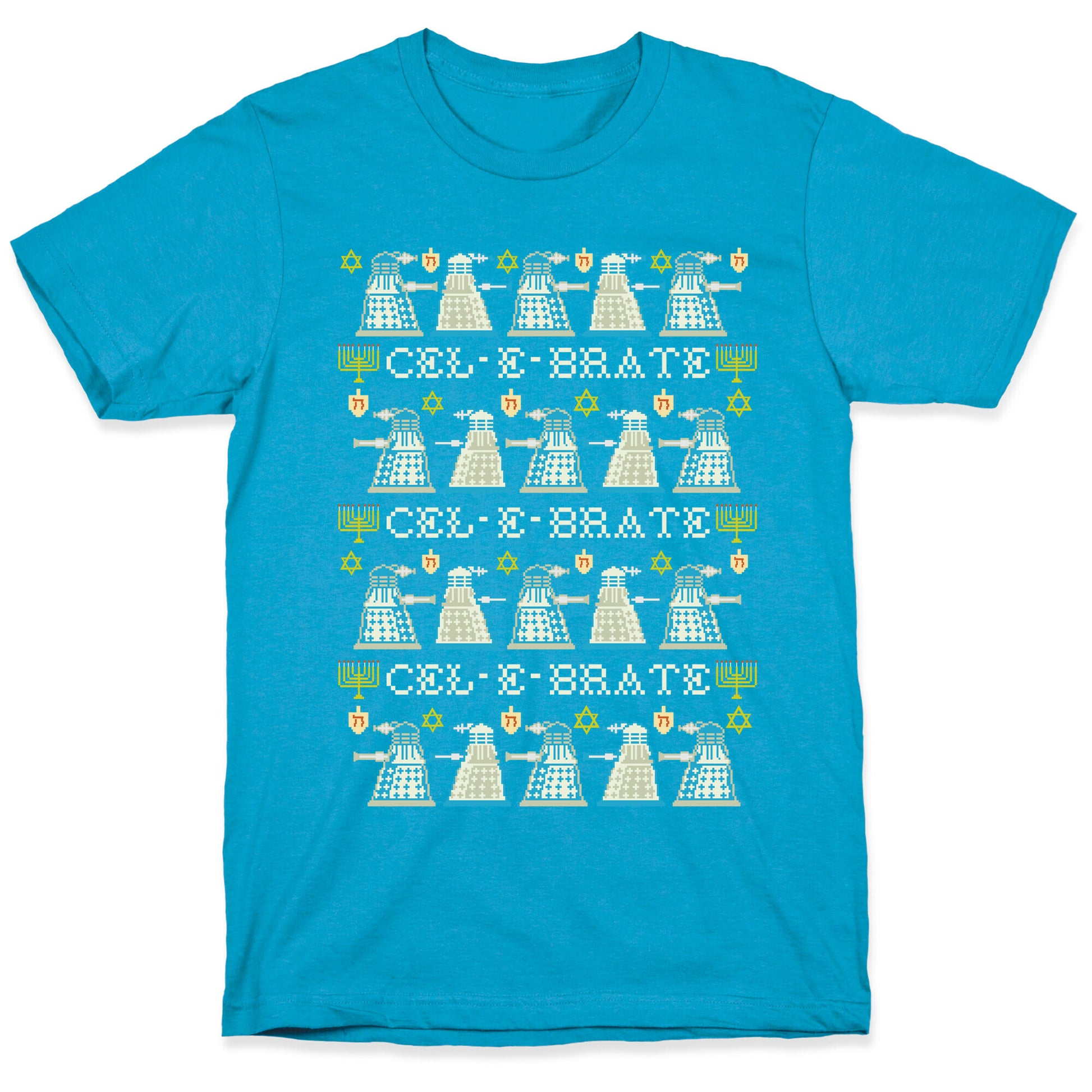 Dalek Hanukkah Sweater Unisex Triblend Tee