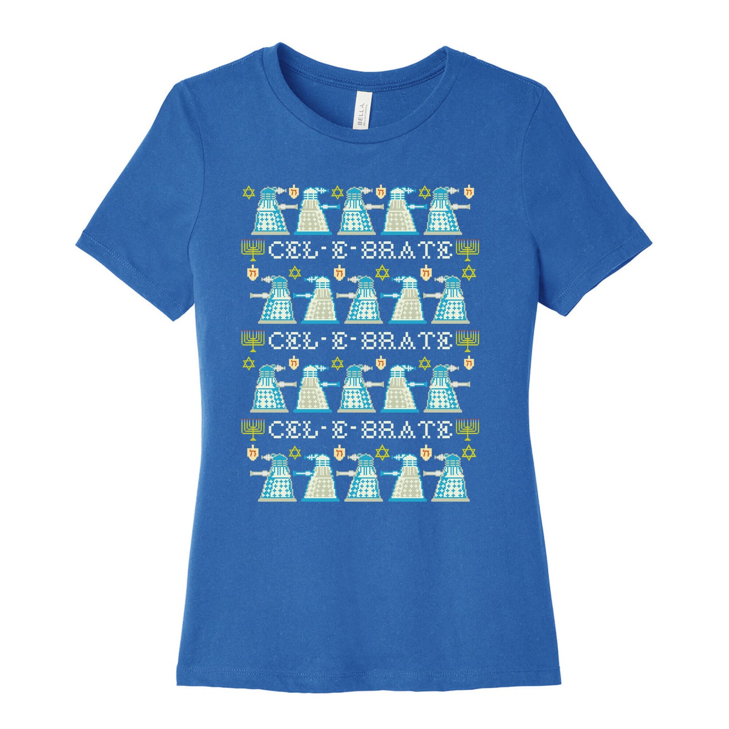 Dalek Hanukkah Sweater Women's Cotton Tee