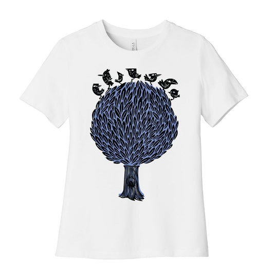 Birds on a Tree Women's Cotton Tee