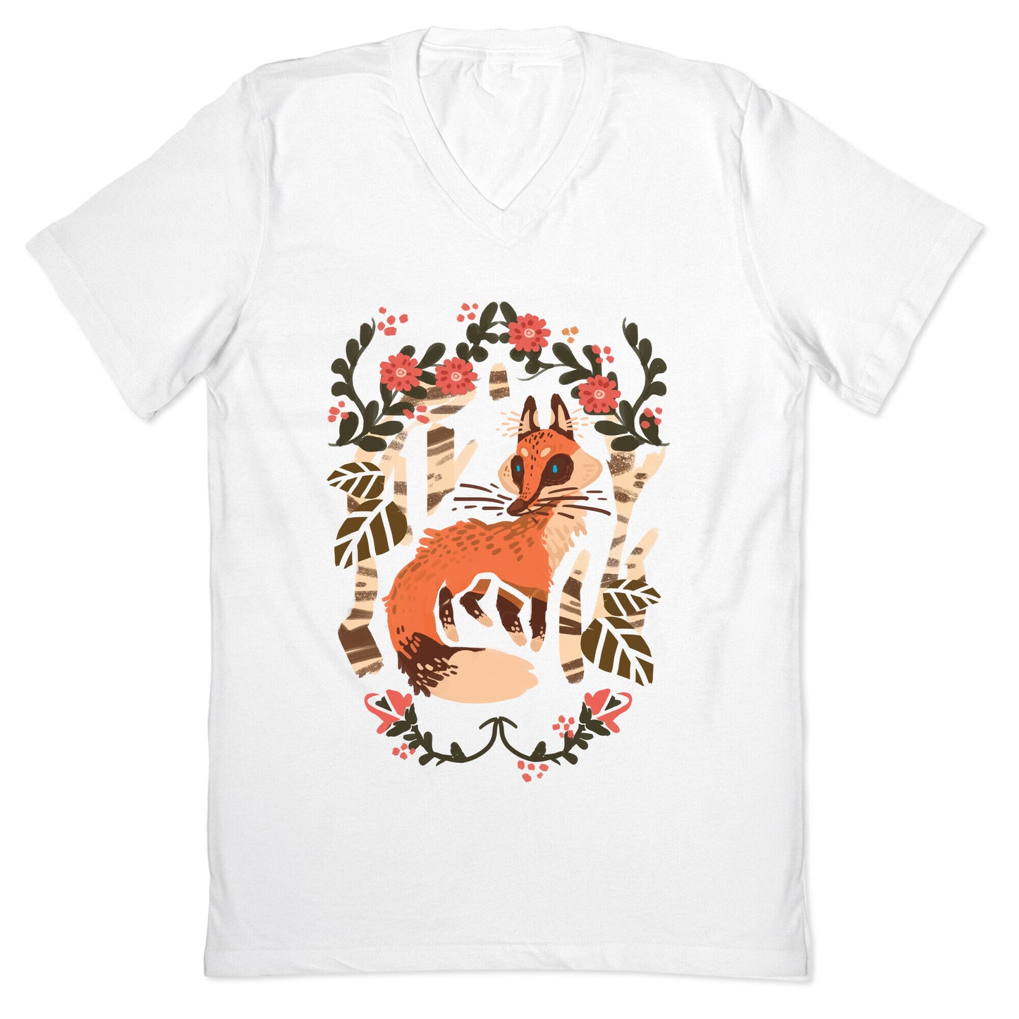 Fox In The Forest V-Neck