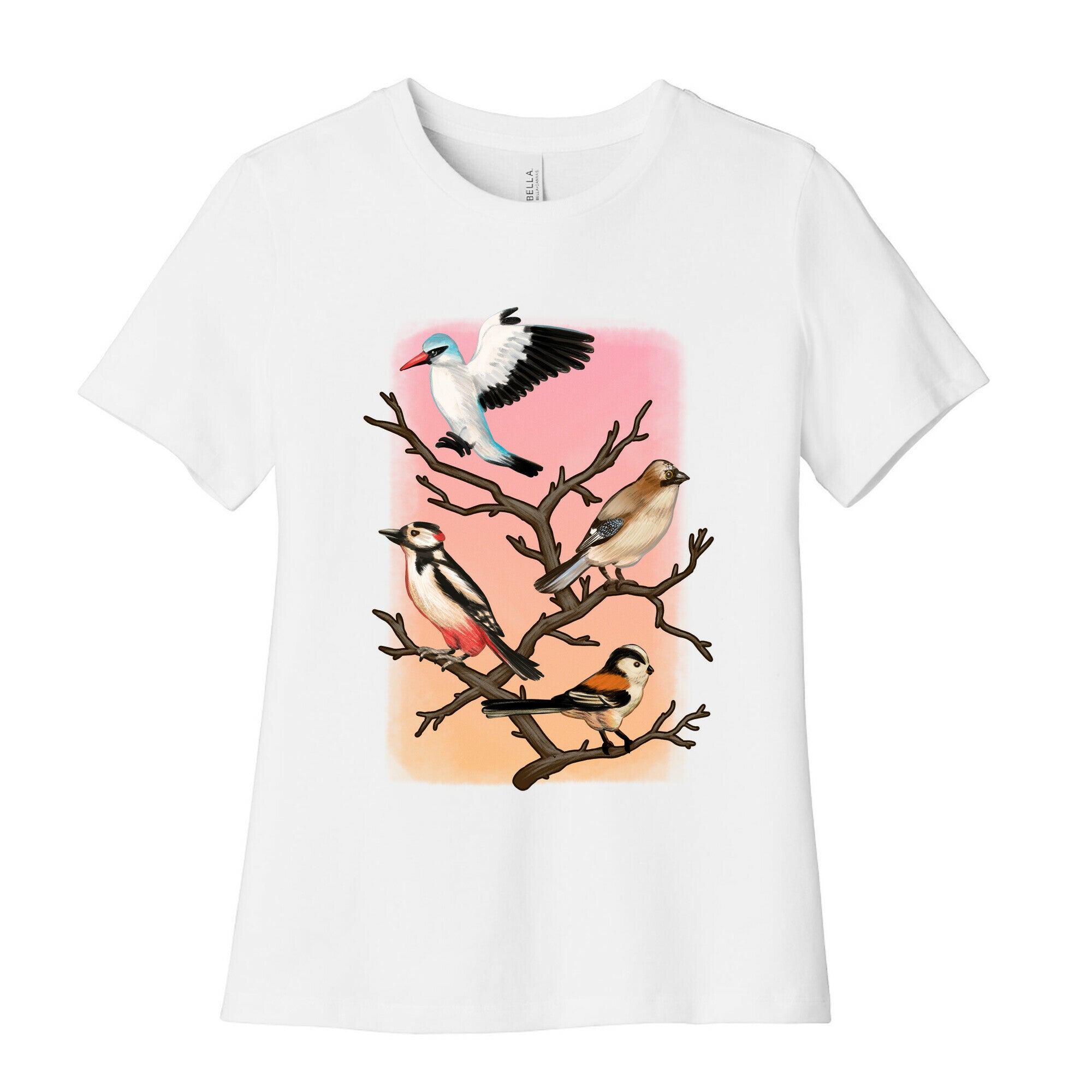 Woodland Birds Women's Cotton Tee