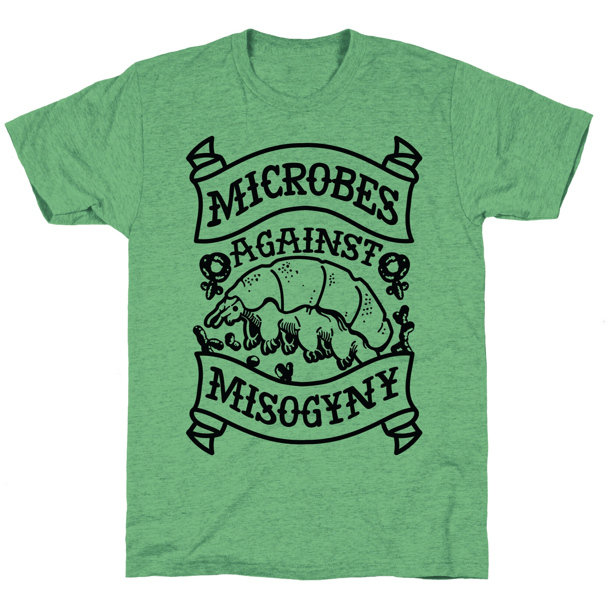 Microbes Against Misogyny Unisex Triblend Tee