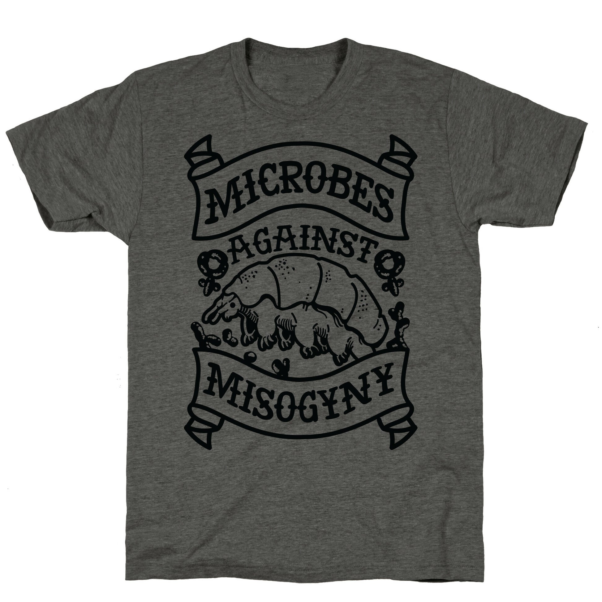 Microbes Against Misogyny Unisex Triblend Tee