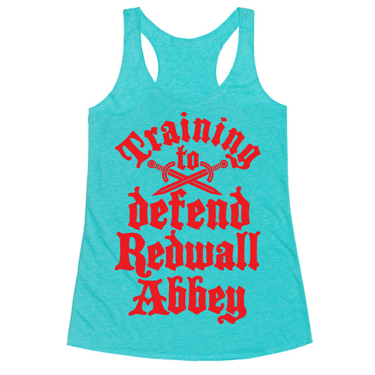 Training To Defend Redwall Abbey Racerback Tank