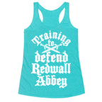Training To Defend Redwall Abbey Racerback Tank