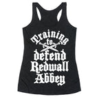 Training To Defend Redwall Abbey Racerback Tank