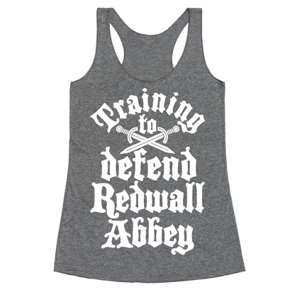 Training To Defend Redwall Abbey Racerback Tank