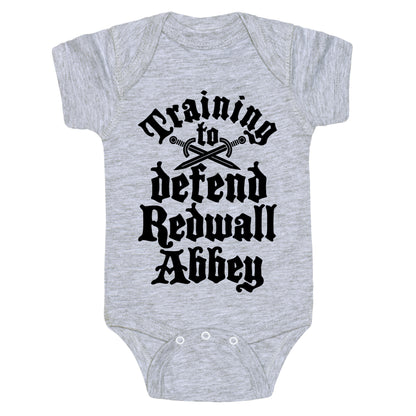 Training To Defend Redwall Abbey Baby One Piece