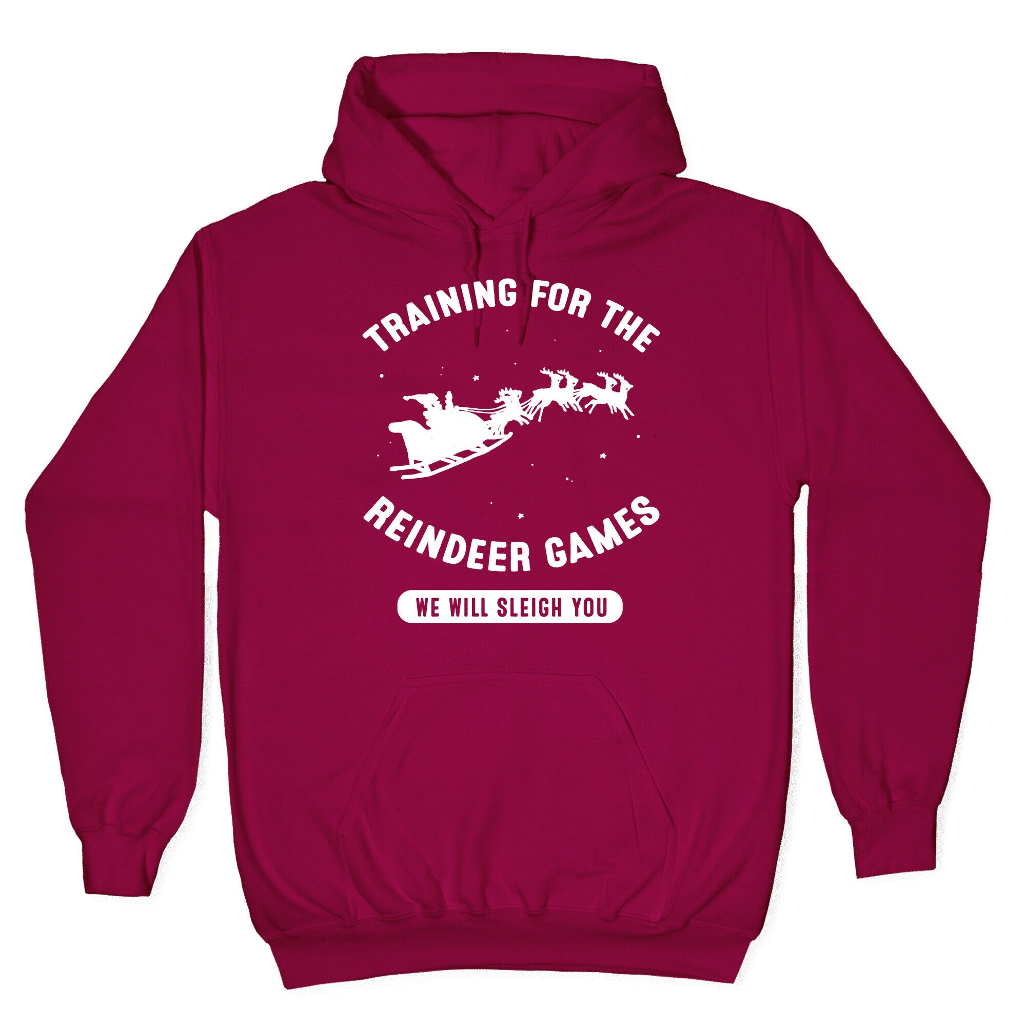 Training for the Reindeer Games Hoodie