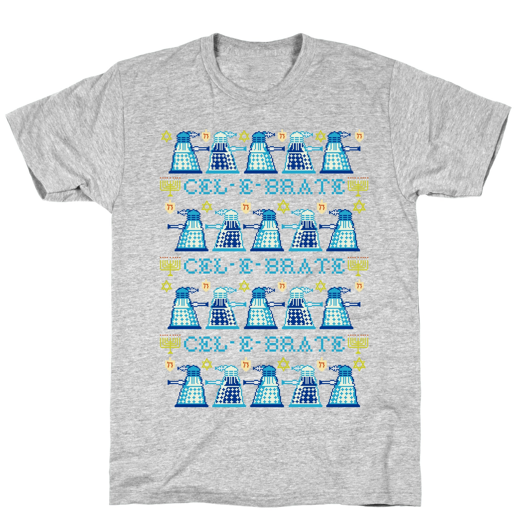 Dalek Hanukkah Sweater T-Shirt