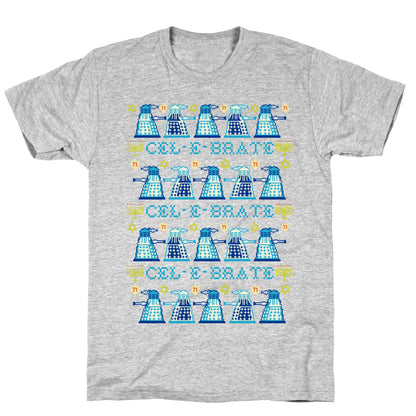 Dalek Hanukkah Sweater T-Shirt