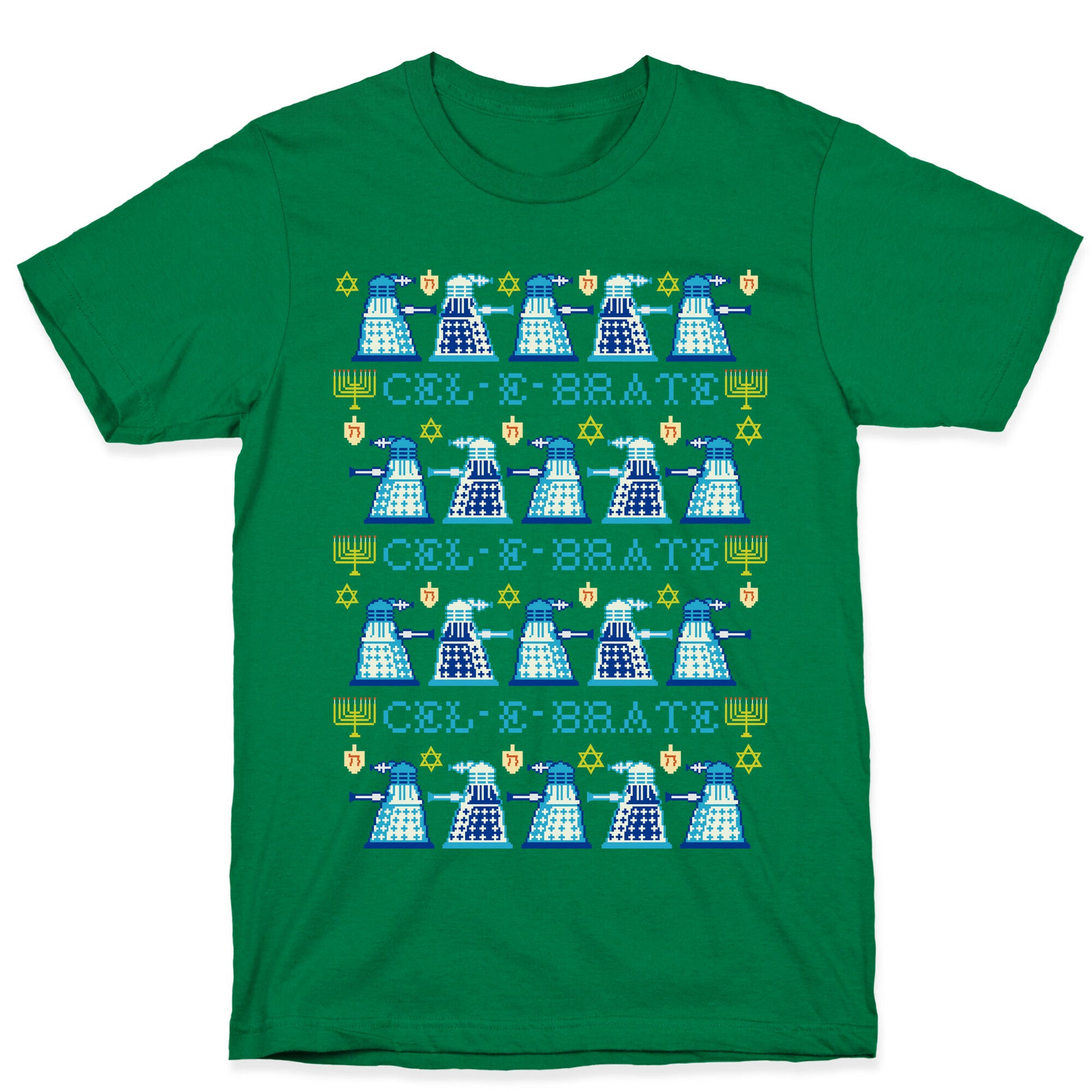 Dalek Hanukkah Sweater T-Shirt
