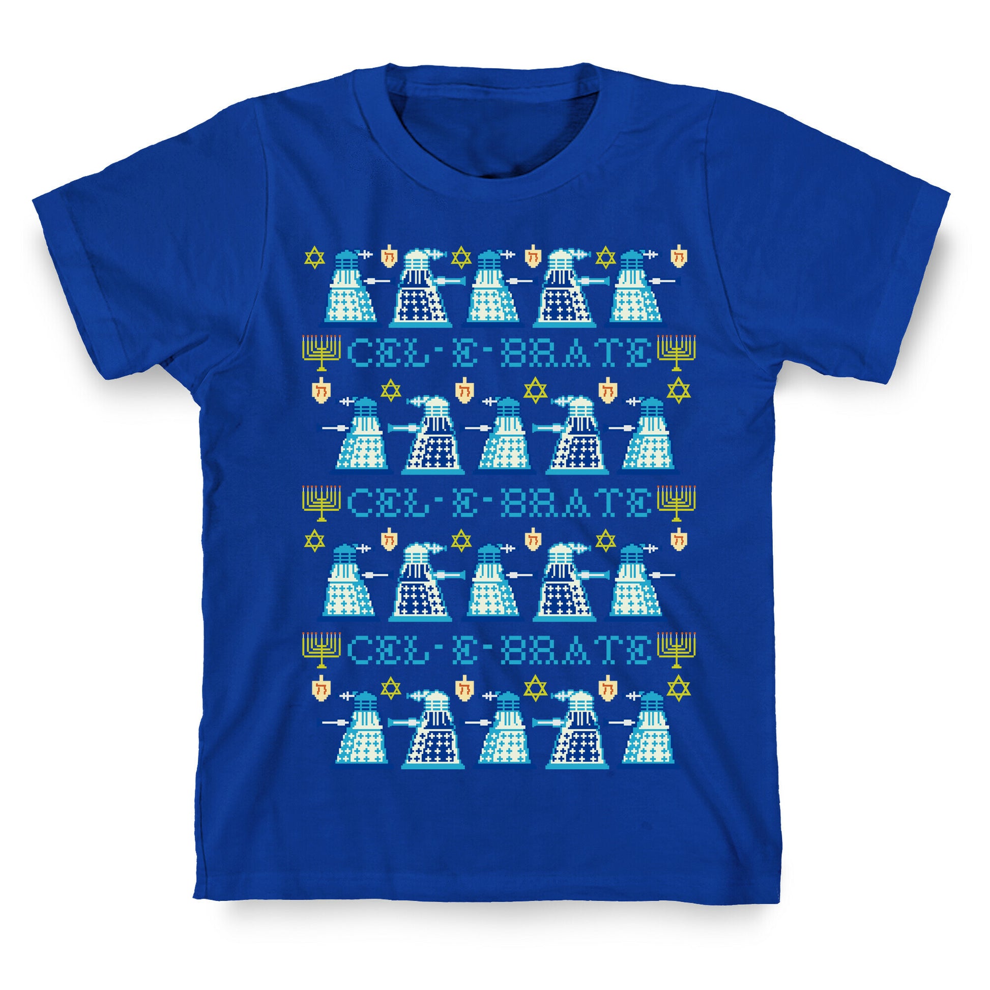 Dalek Hanukkah Sweater T-Shirt