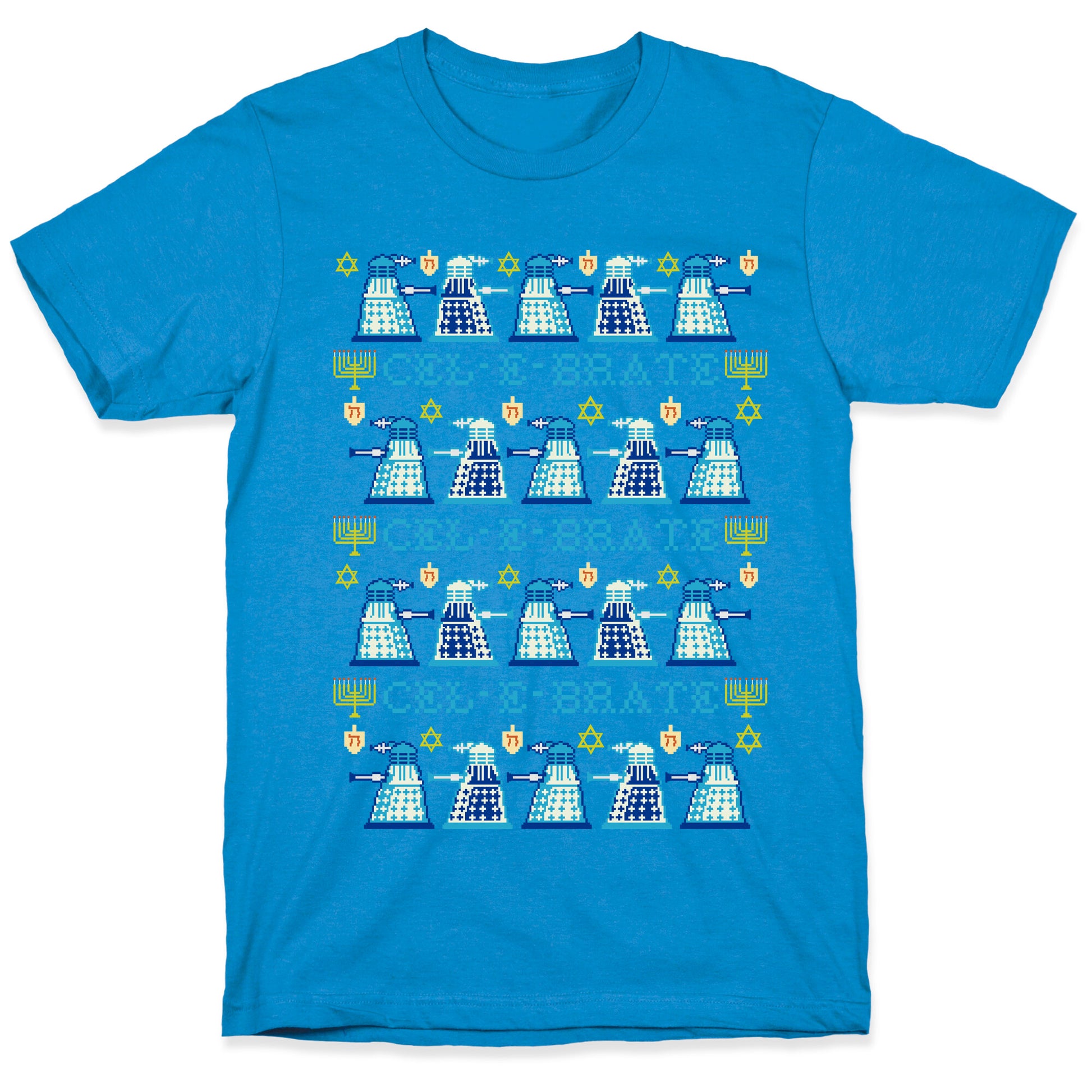 Dalek Hanukkah Sweater T-Shirt