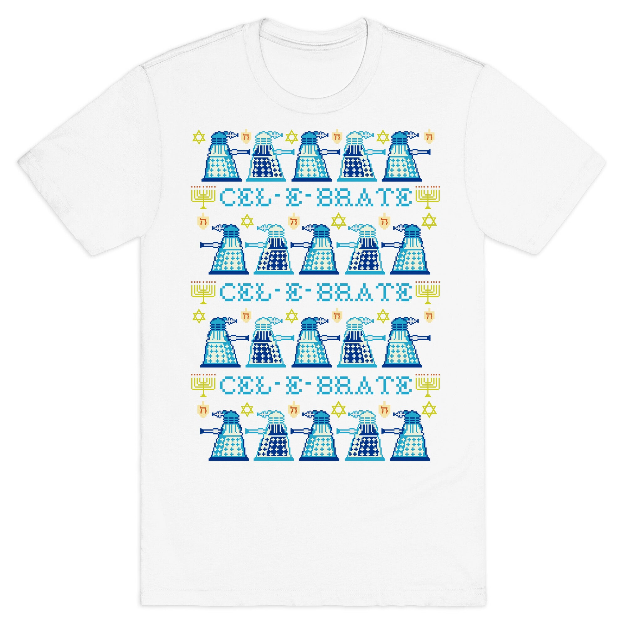 Dalek Hanukkah Sweater T-Shirt