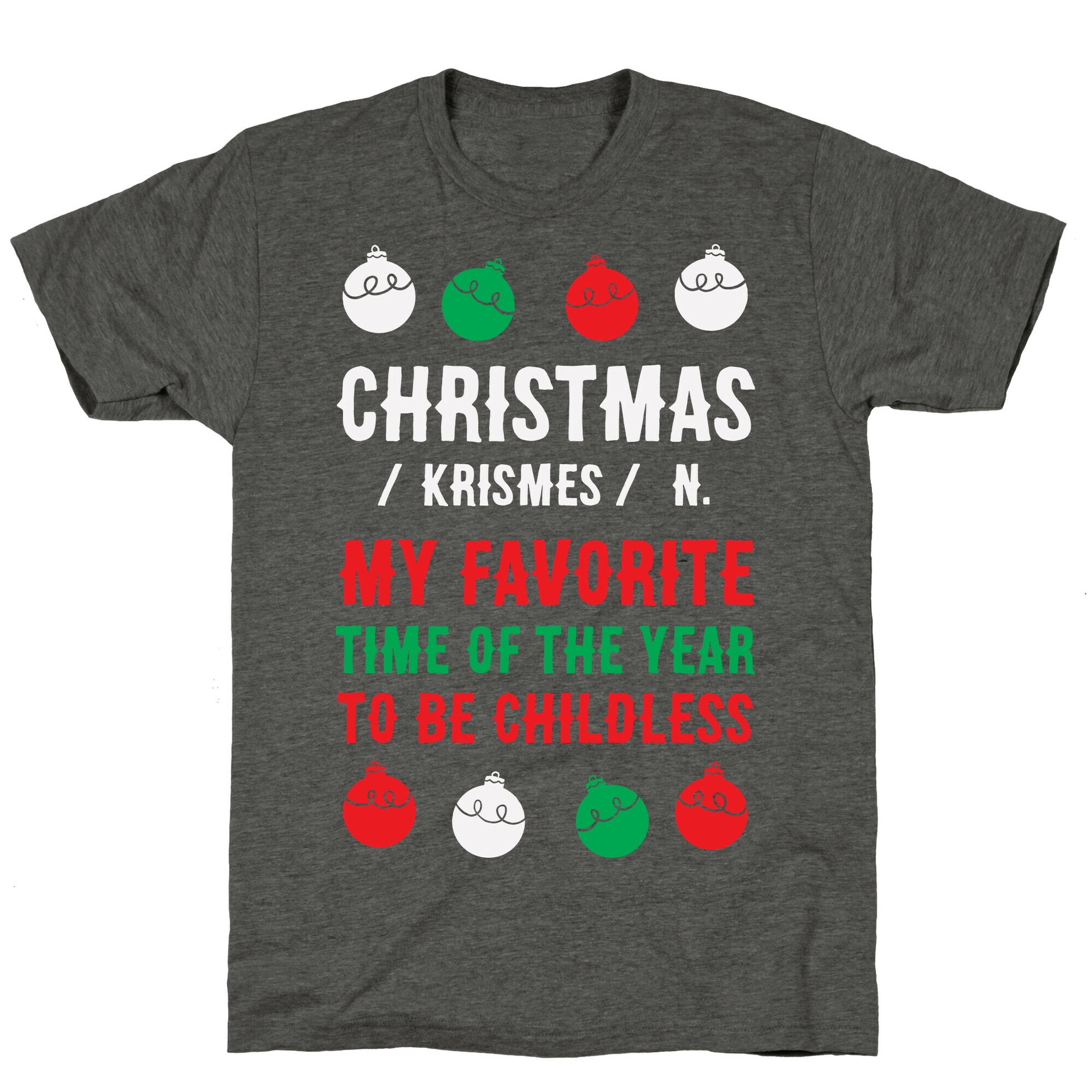 Christmas Definition Unisex Triblend Tee