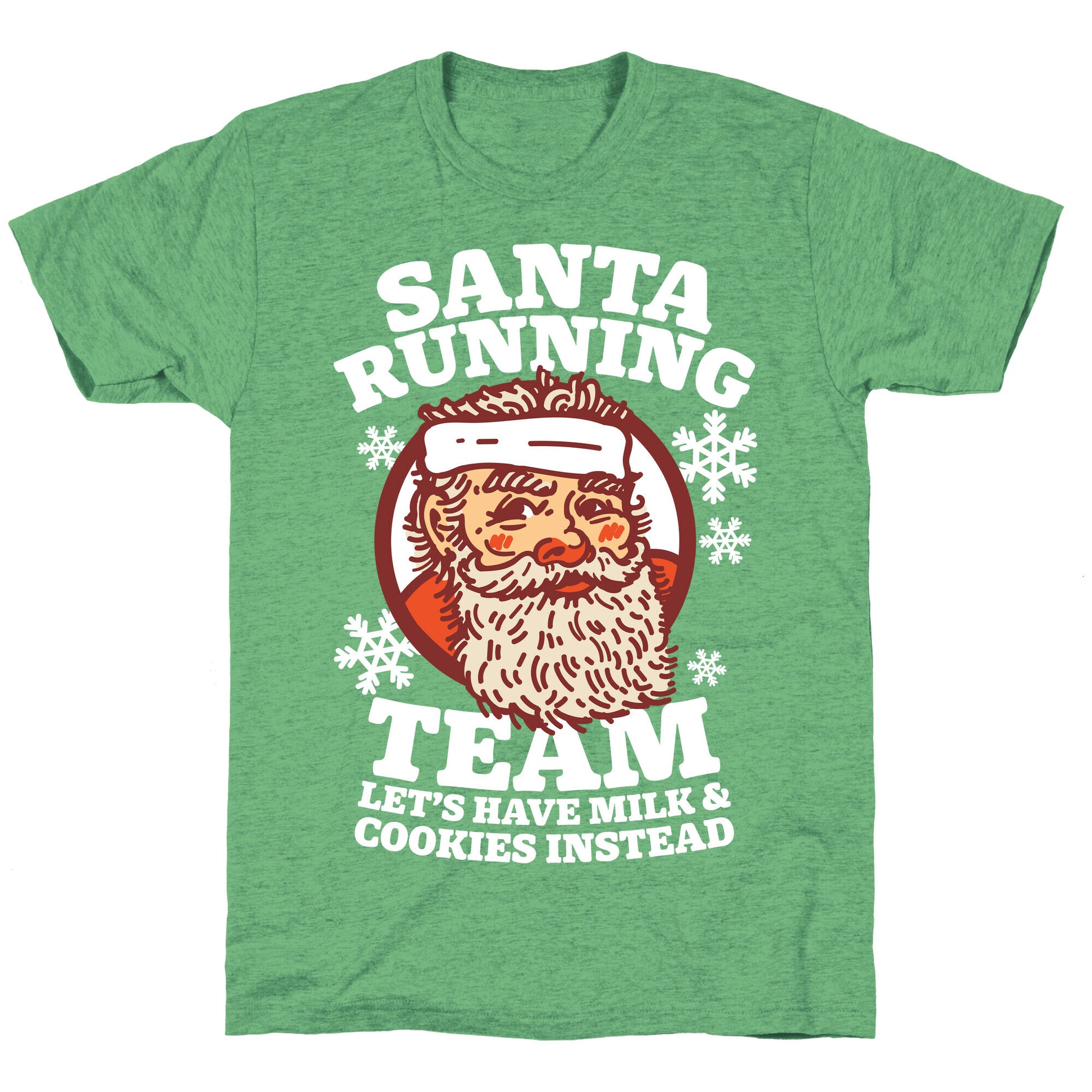 Santa Running Team Unisex Triblend Tee