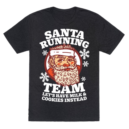 Santa Running Team Unisex Triblend Tee