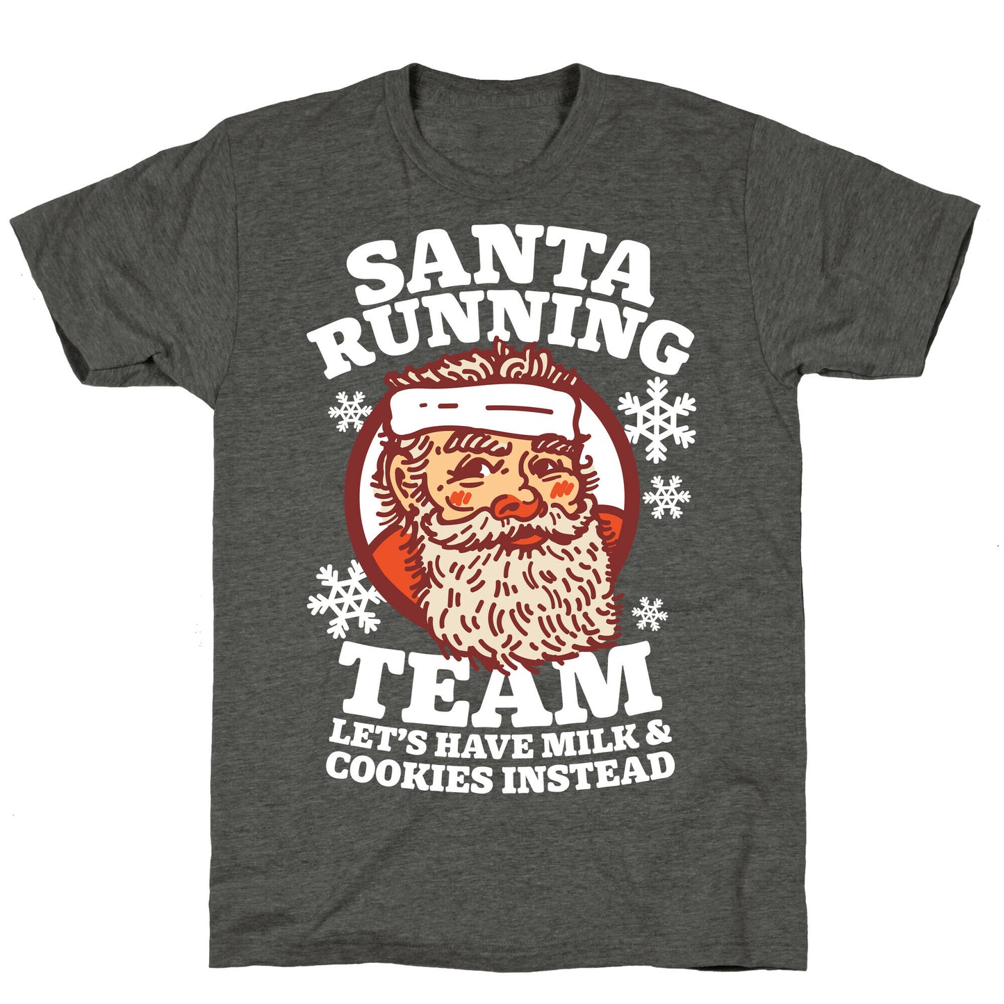 Santa Running Team Unisex Triblend Tee