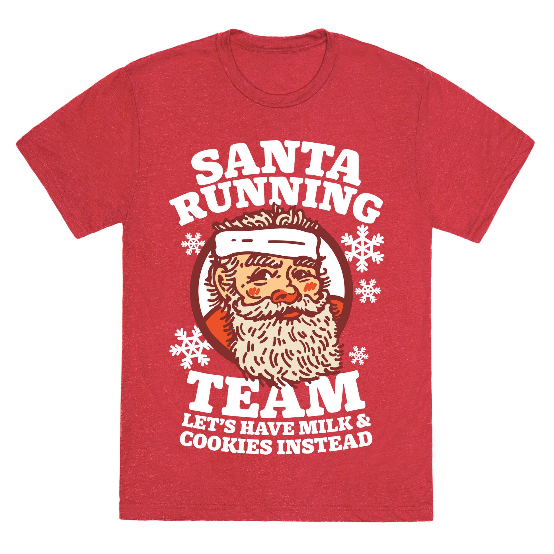 Santa Running Team Unisex Triblend Tee