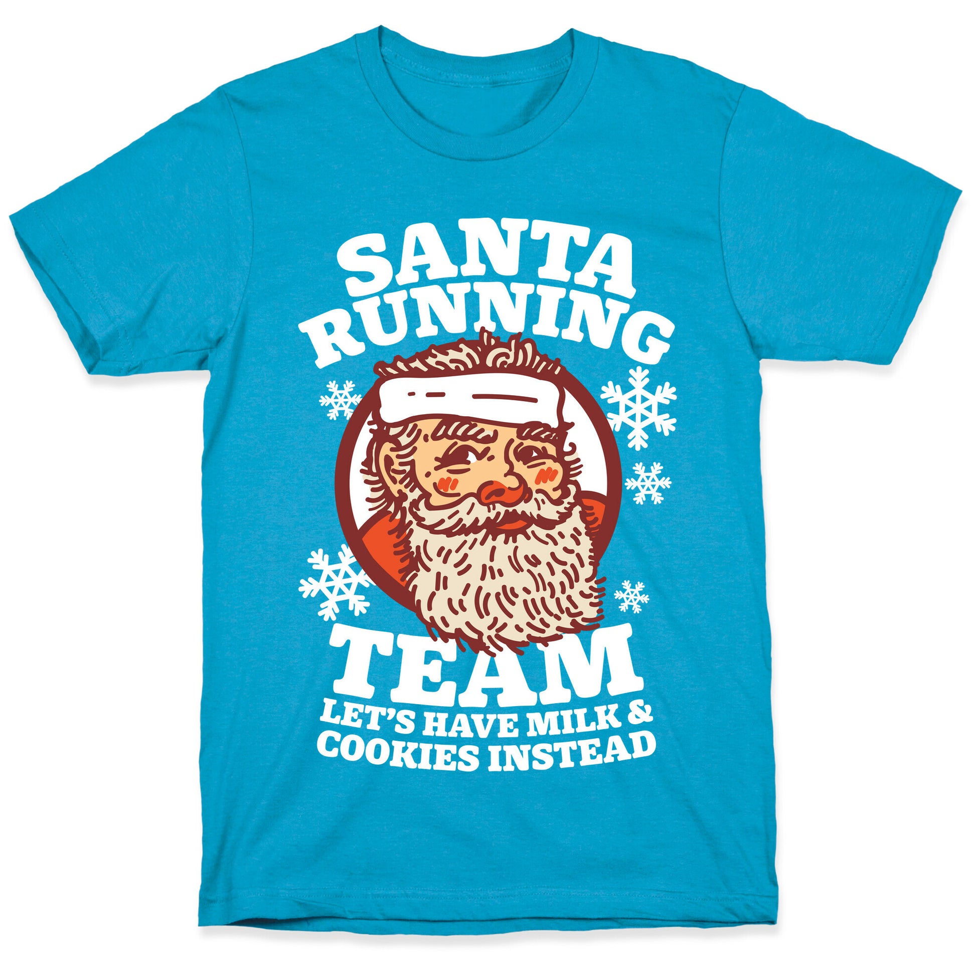 Santa Running Team Unisex Triblend Tee