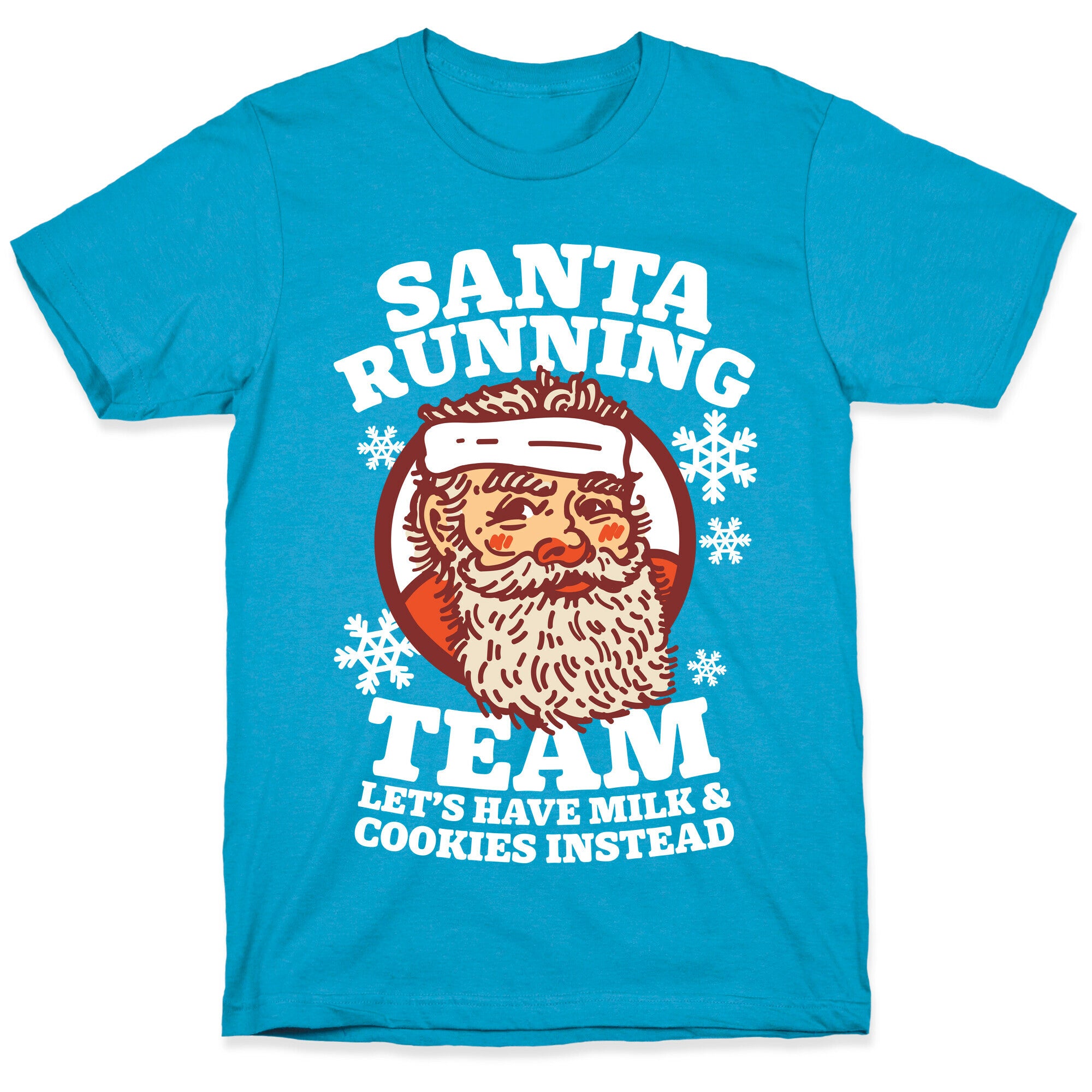 Santa Running Team Unisex Triblend Tee