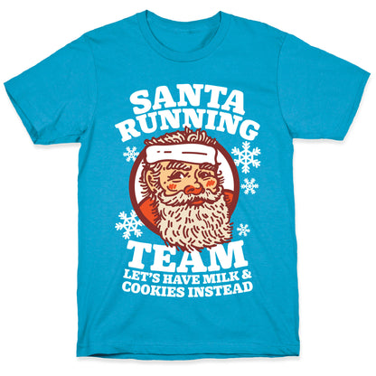 Santa Running Team Unisex Triblend Tee