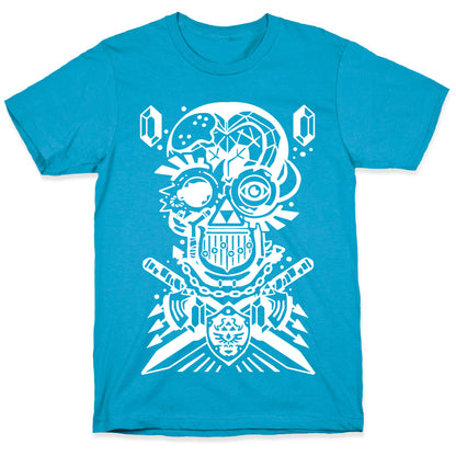 Legend Of Zelda skull Unisex Triblend Tee