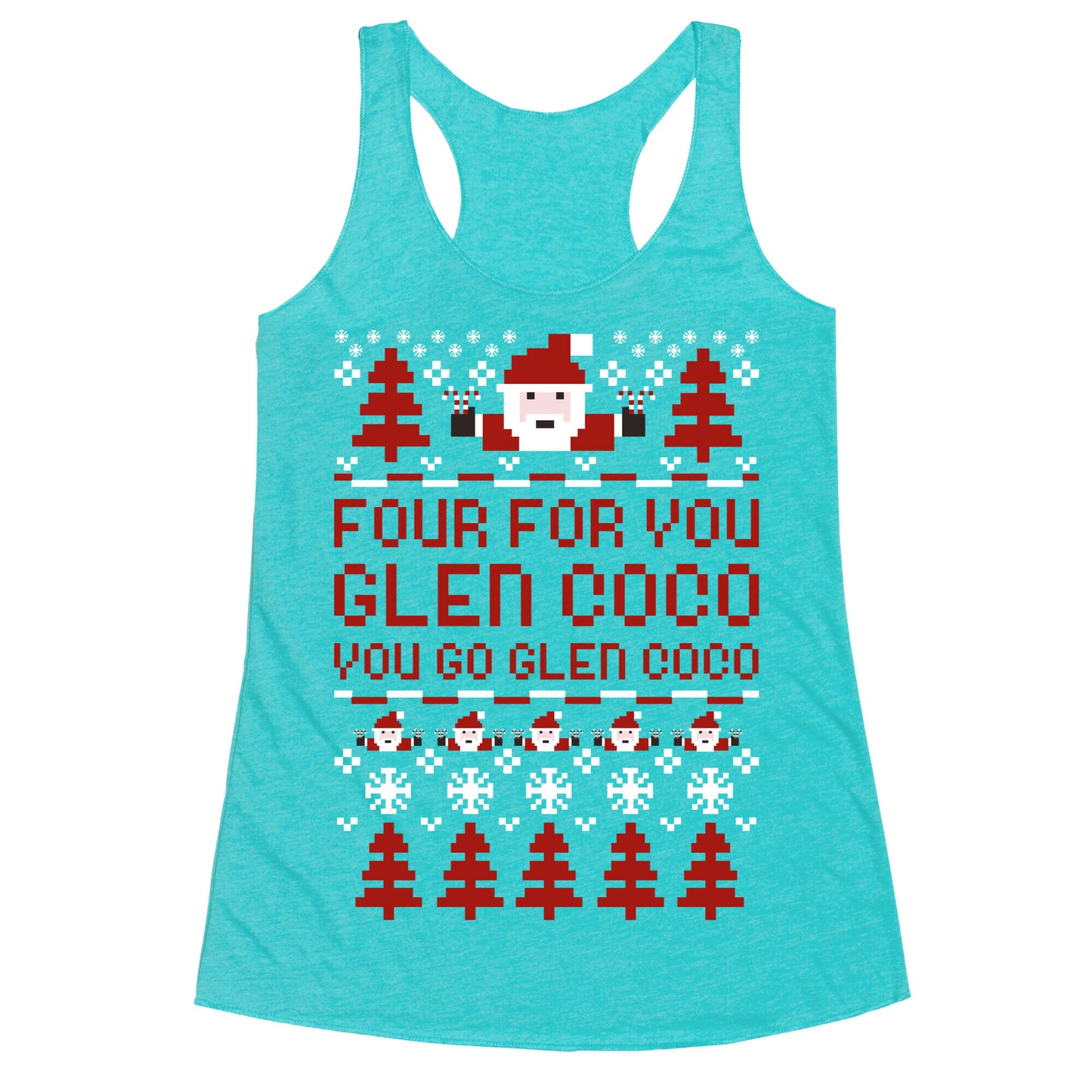 Ugly Sweater Glen Coco Racerback Tank