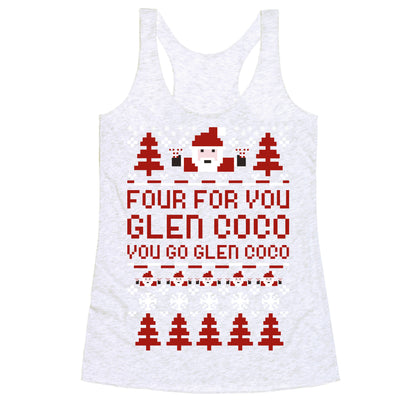 Ugly Sweater Glen Coco Racerback Tank