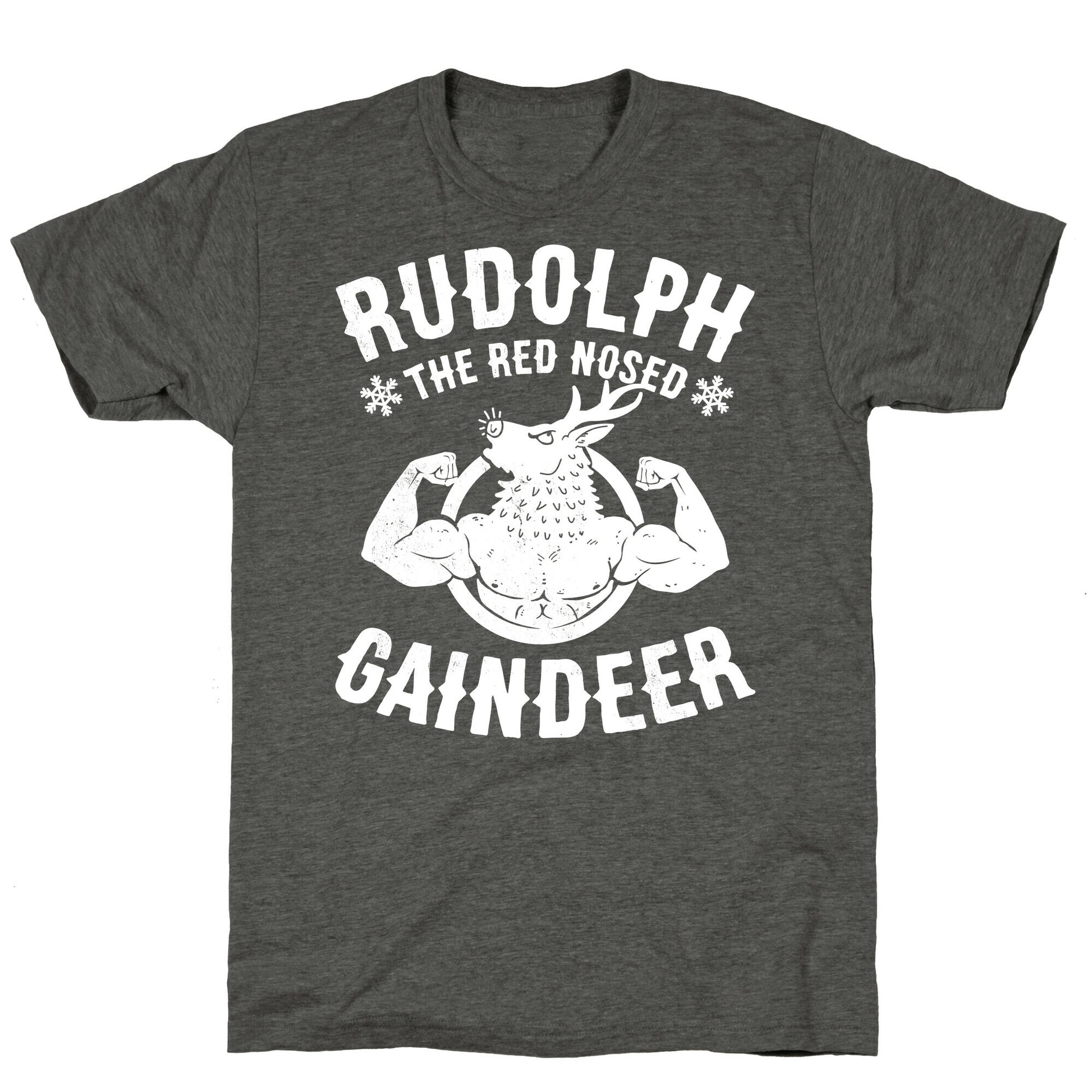 Rudolph The Red Nosed Gaindeer Unisex Triblend Tee