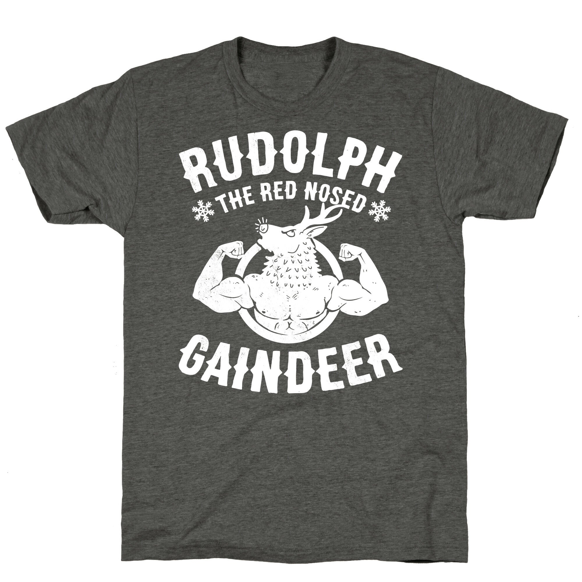 Rudolph The Red Nosed Gaindeer Unisex Triblend Tee