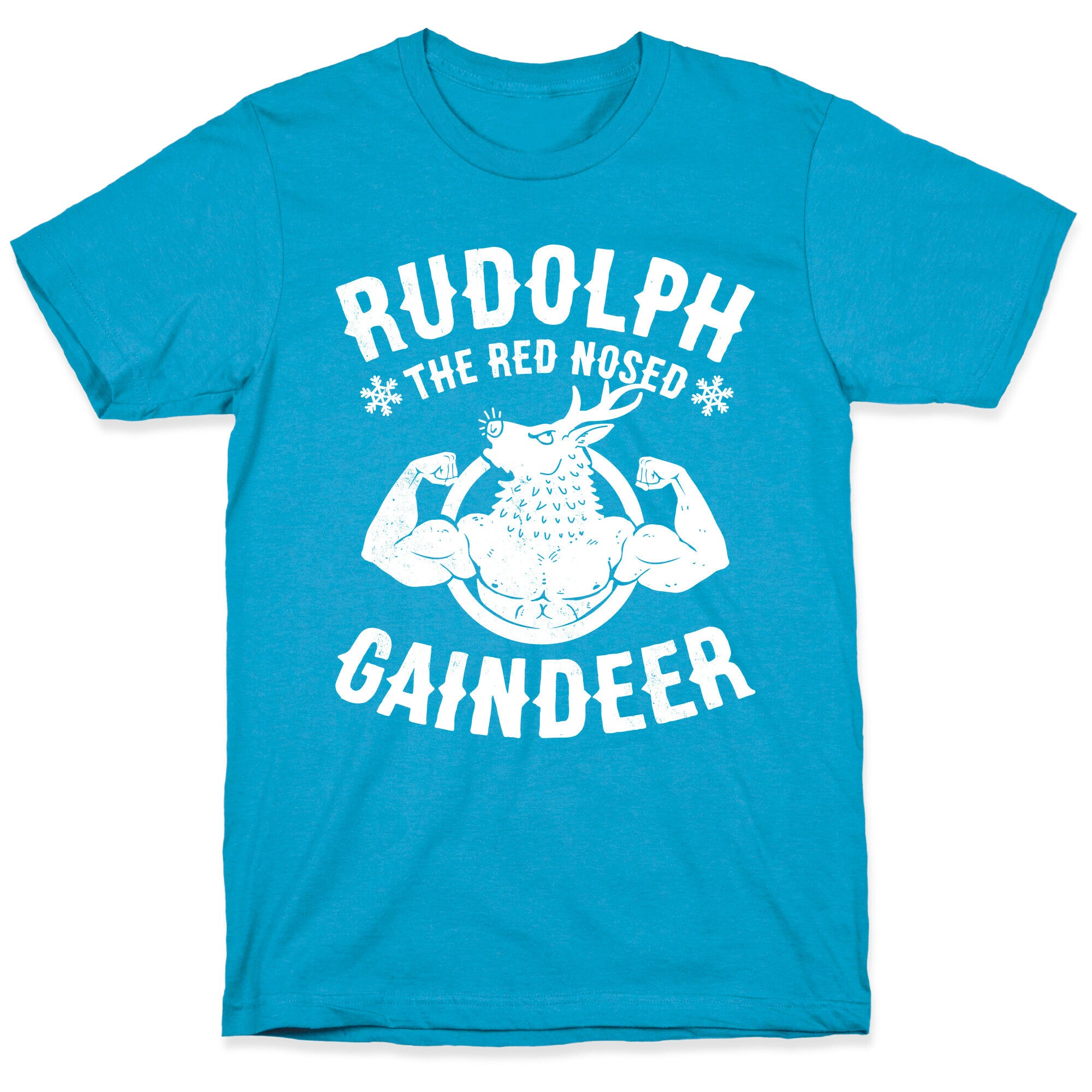 Rudolph The Red Nosed Gaindeer Unisex Triblend Tee
