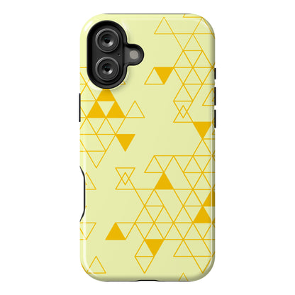 Geometric Triforce Pattern Phone Case