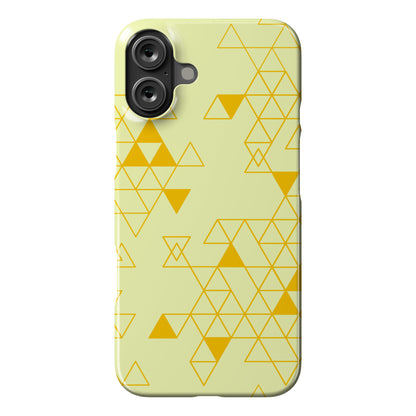 Geometric Triforce Pattern Phone Case