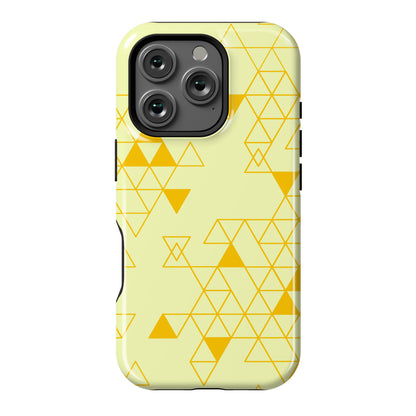 Geometric Triforce Pattern Phone Case