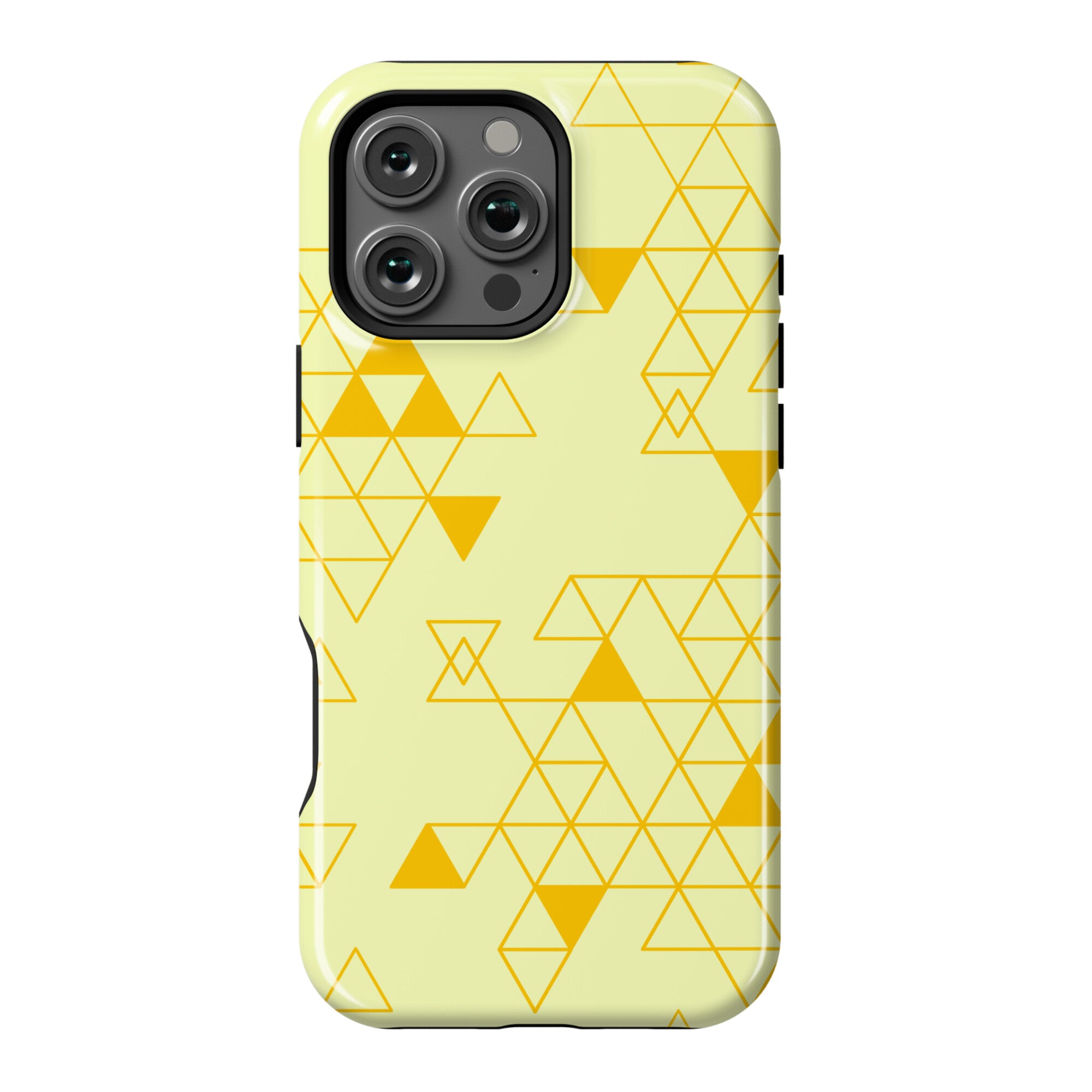 Geometric Triforce Pattern Phone Case