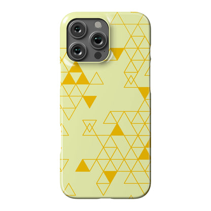 Geometric Triforce Pattern Phone Case