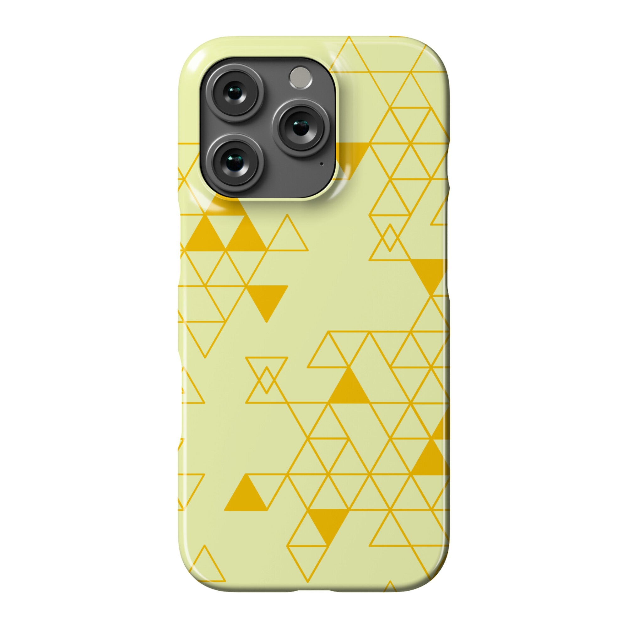 Geometric Triforce Pattern Phone Case