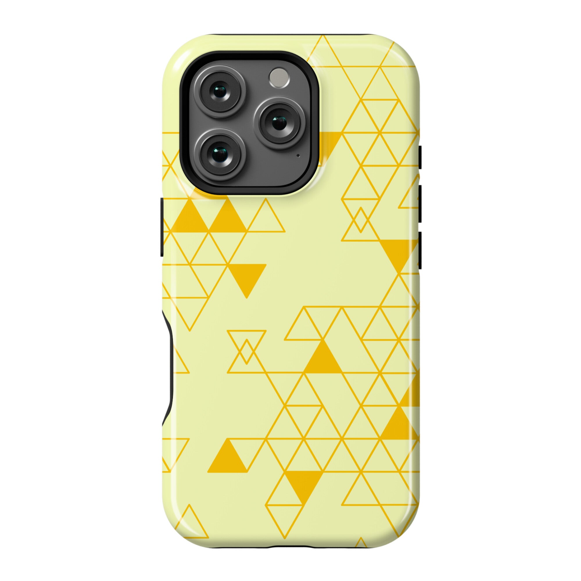 Geometric Triforce Pattern Phone Case