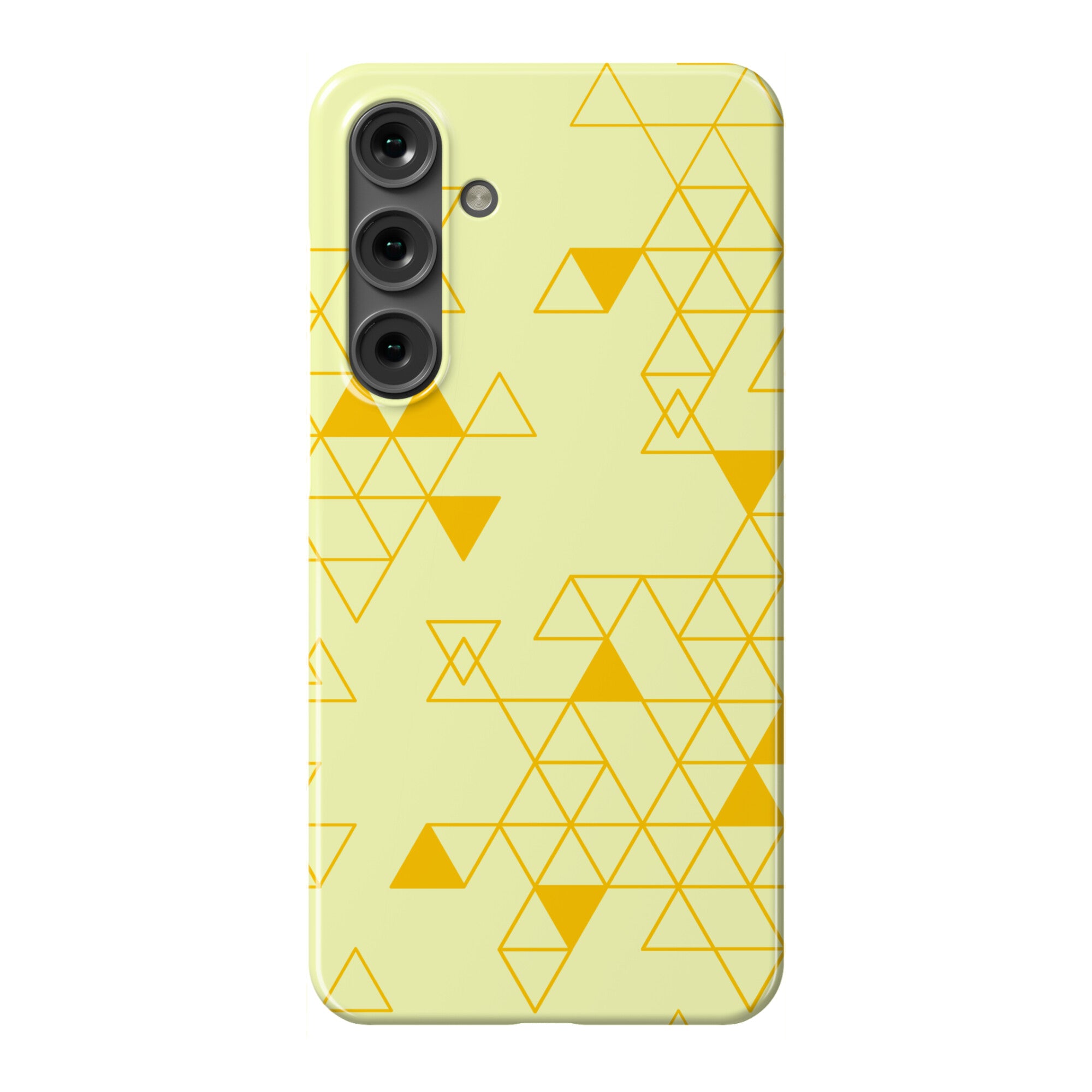 Geometric Triforce Pattern Phone Case