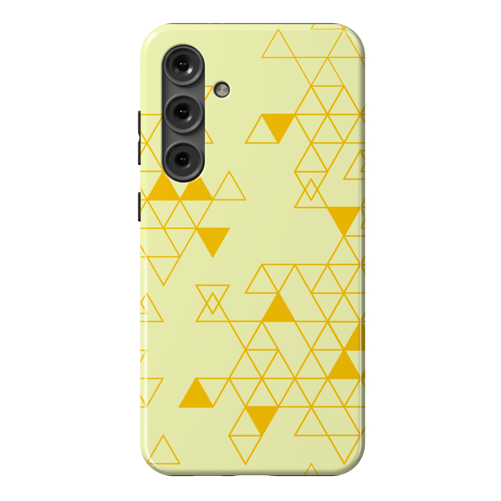 Geometric Triforce Pattern Phone Case