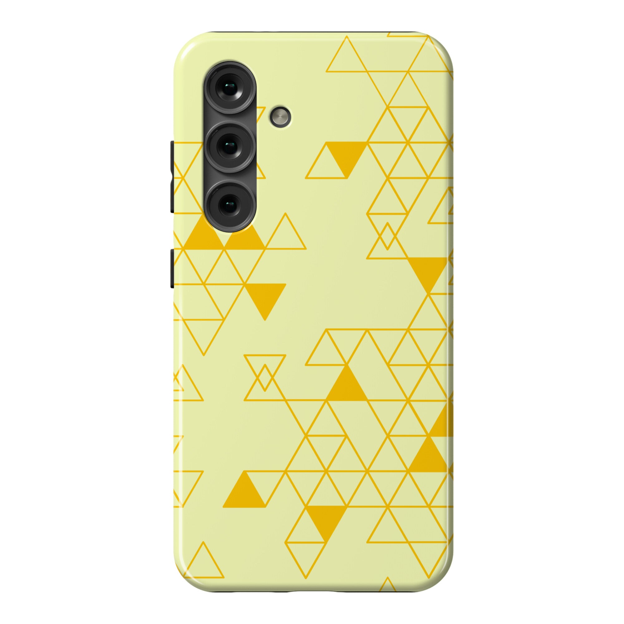 Geometric Triforce Pattern Phone Case