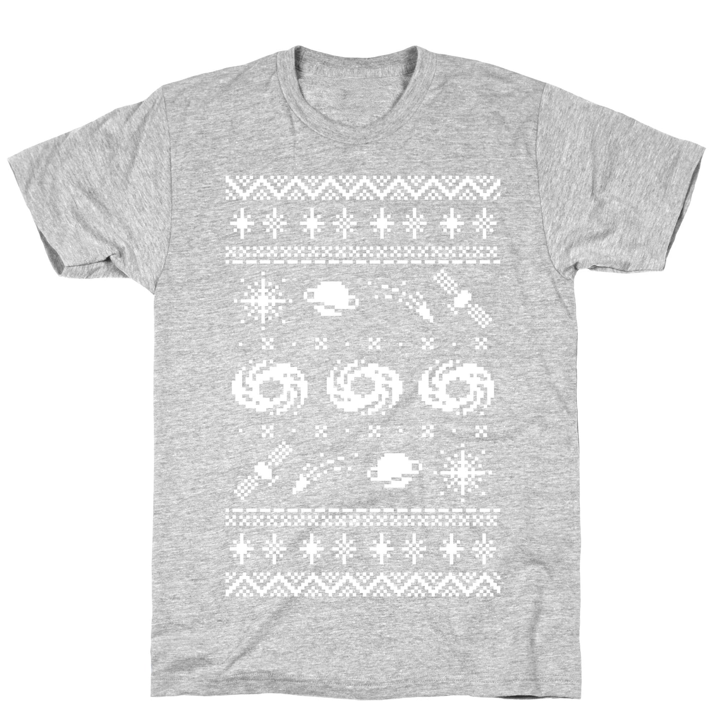 Interstellar Christmas Sweater Pattern T-Shirt