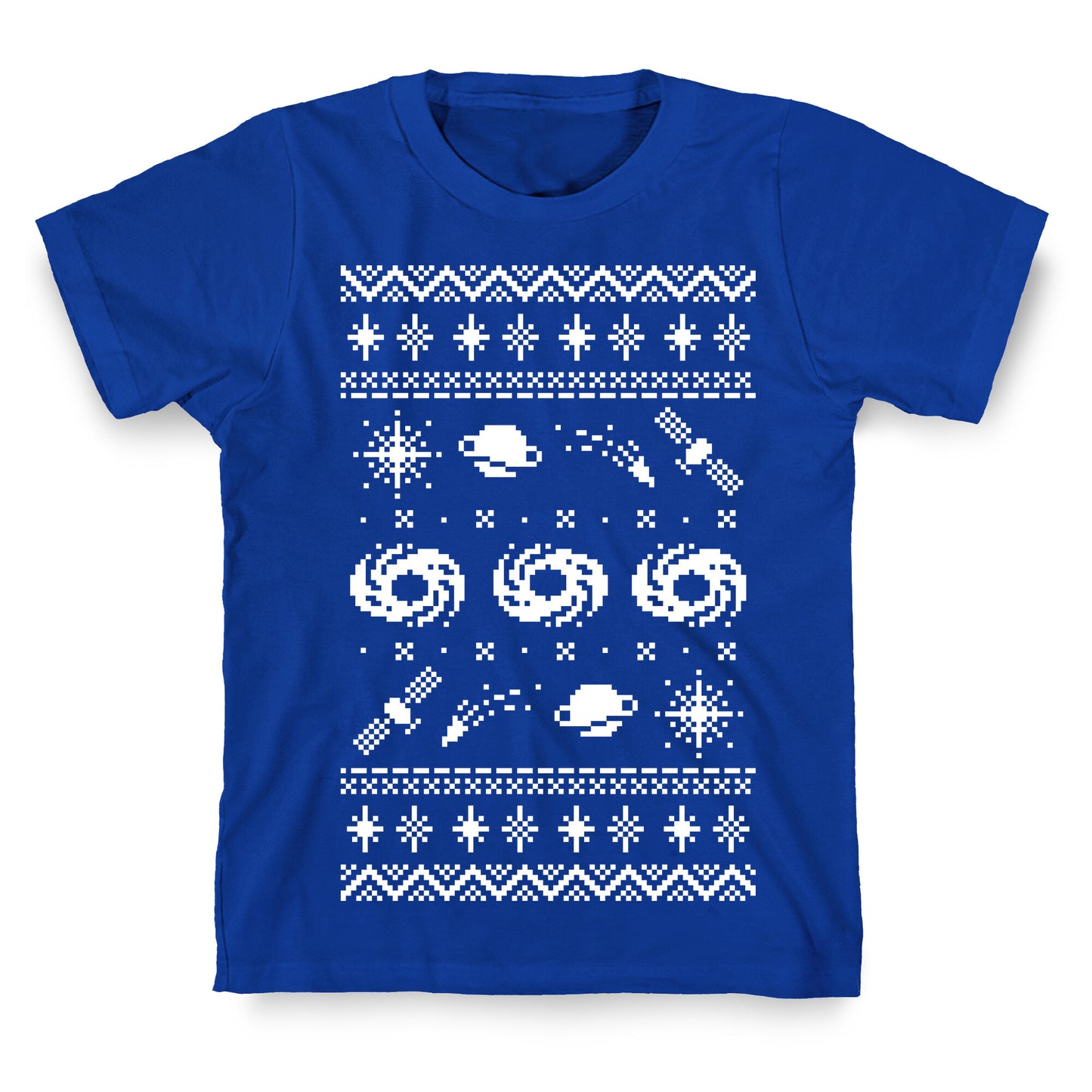 Interstellar Christmas Sweater Pattern T-Shirt